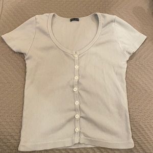 light blue brandy melville zelly top
